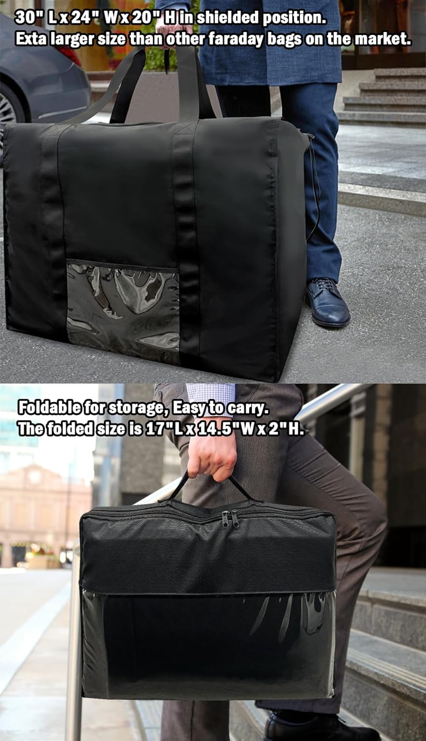 Military-Grade Faraday Bag for Computer Towers & Large Generators for Electronics & Solar Pannels - Faraday Bag for Generator