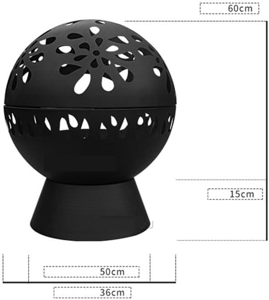 Outdoor Fireplaces Multifunction Charcoal Brazier Iron Steel Fire Pit for Outdoor Heater Camping Barbecue Grill Creative Round Winter Fire Pits