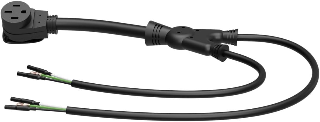 Firman 2040 50A Parallel Power Cord for FIRMAN Whisper Series Inverters – 50 Amp 120V Power Expansion Cable for Dual Inverter Setup, Up to 6000W