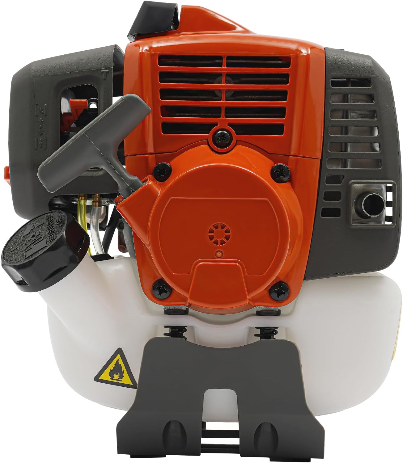 2Stroke Engine Gasoline Engines Heavy Duty High Power Gasoline Engine W/Translucent Fuel Tank Hand-Pull Start Air-Cooled Single-Cylinder for Home/Commercial Weed Whackers Lawn Equipment (1470W)