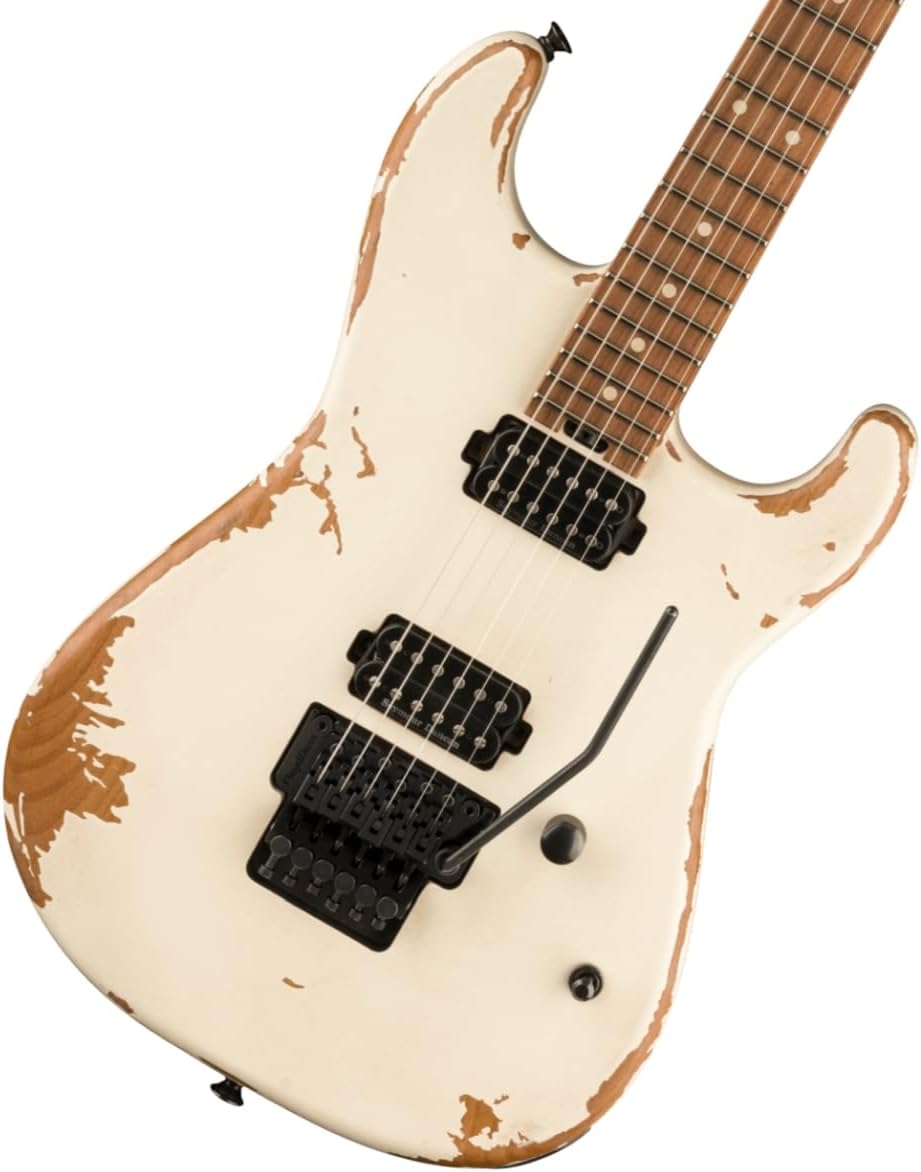 Charvel Pro-Mod Relic San Dimas Style 1 HH FR PF Electric Guitar - Weathered White