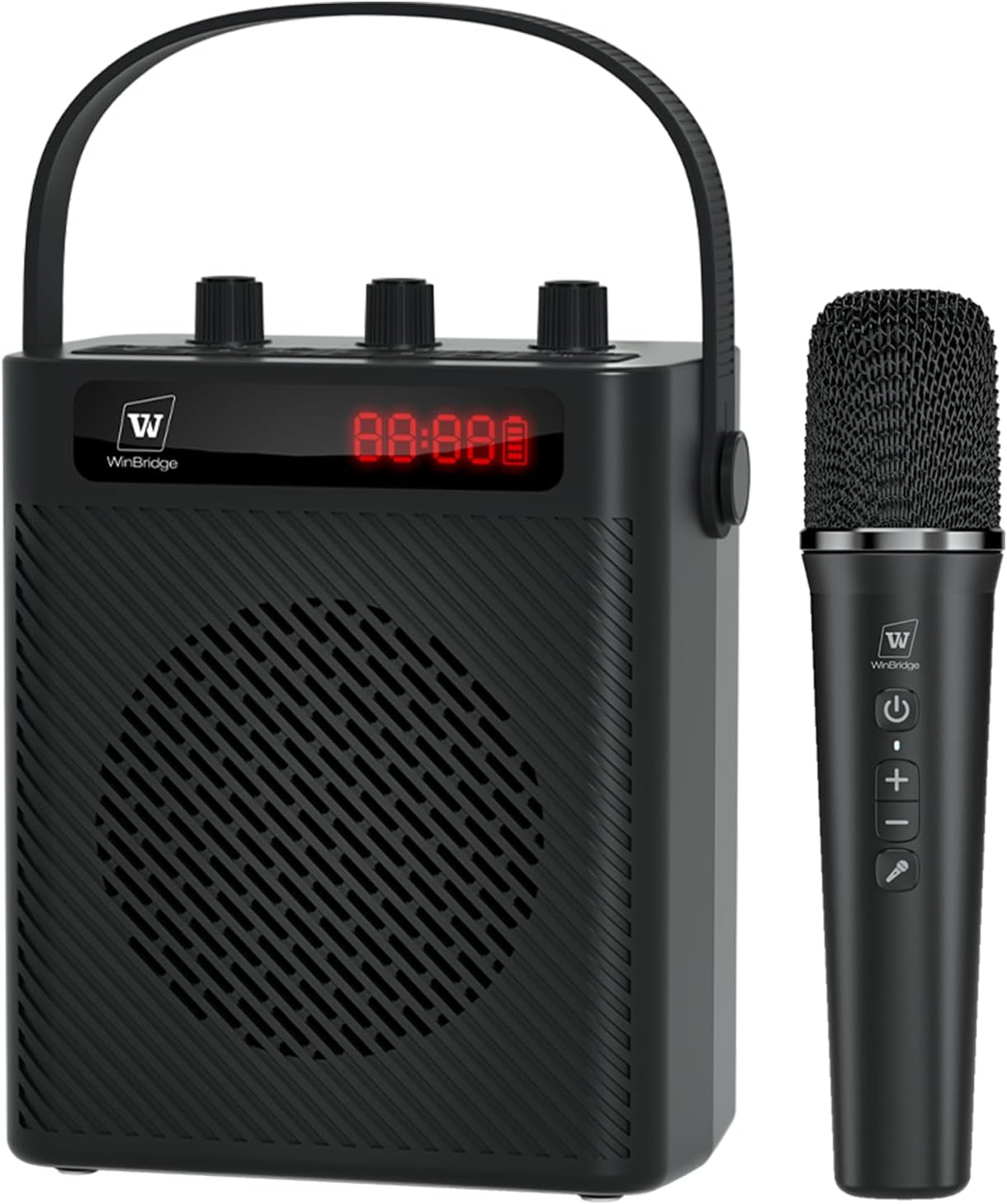 Voice Amplifier with Wireless Microphone & Speaker - Portable Mini Bluetooth PA System with Handheld Mic, 30W Ultra-Light Rechargeable Megaphone for Teachers, Speech & Outdoor Events - S93 Pro