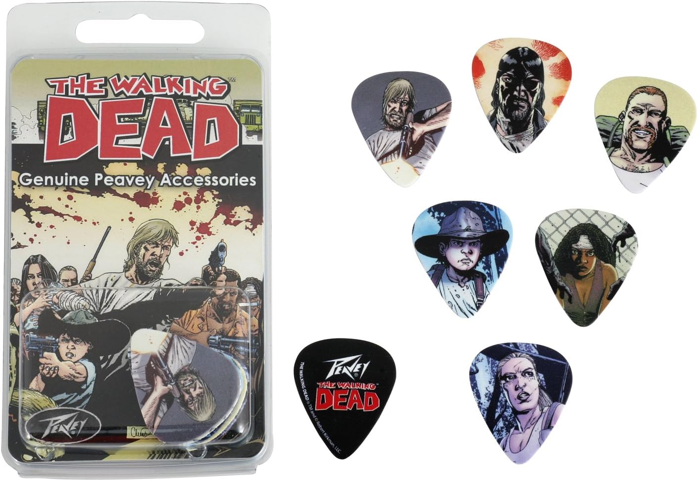 Peavey Walking Dead Characters Pick Pack
