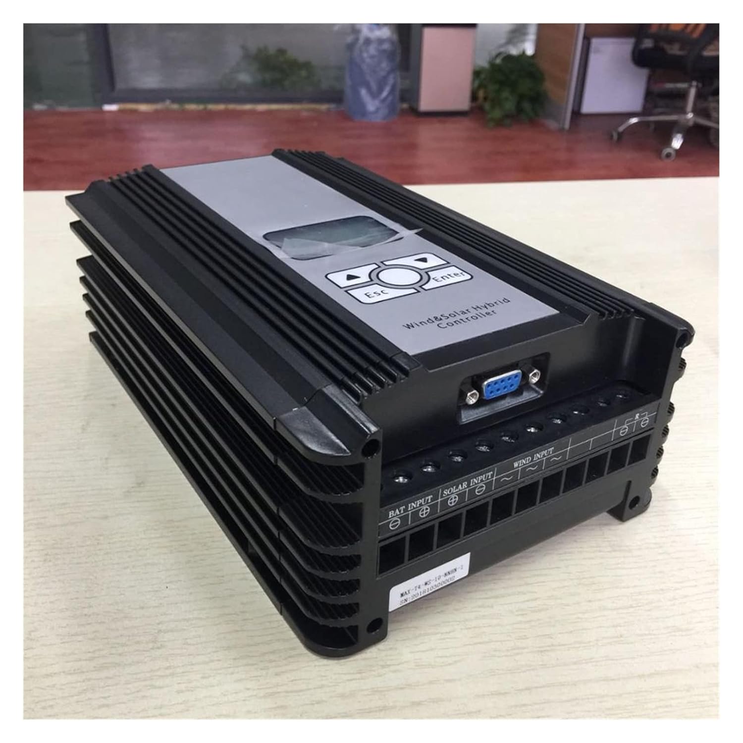 Solar Controller, 1kw 24v 48v 96v 120v Wind Turbine Charge Controller Solar Battery Charge Controller(with Software,48V)