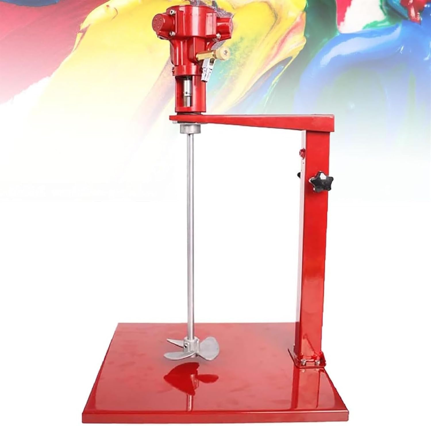 Pneumatic Paint Mixer Machine - Desktop Air Agitator for Viscous Liquids, Paint Coating & Ink Stirring - Efficient Paint Stirring Tool for Home & Professional Use