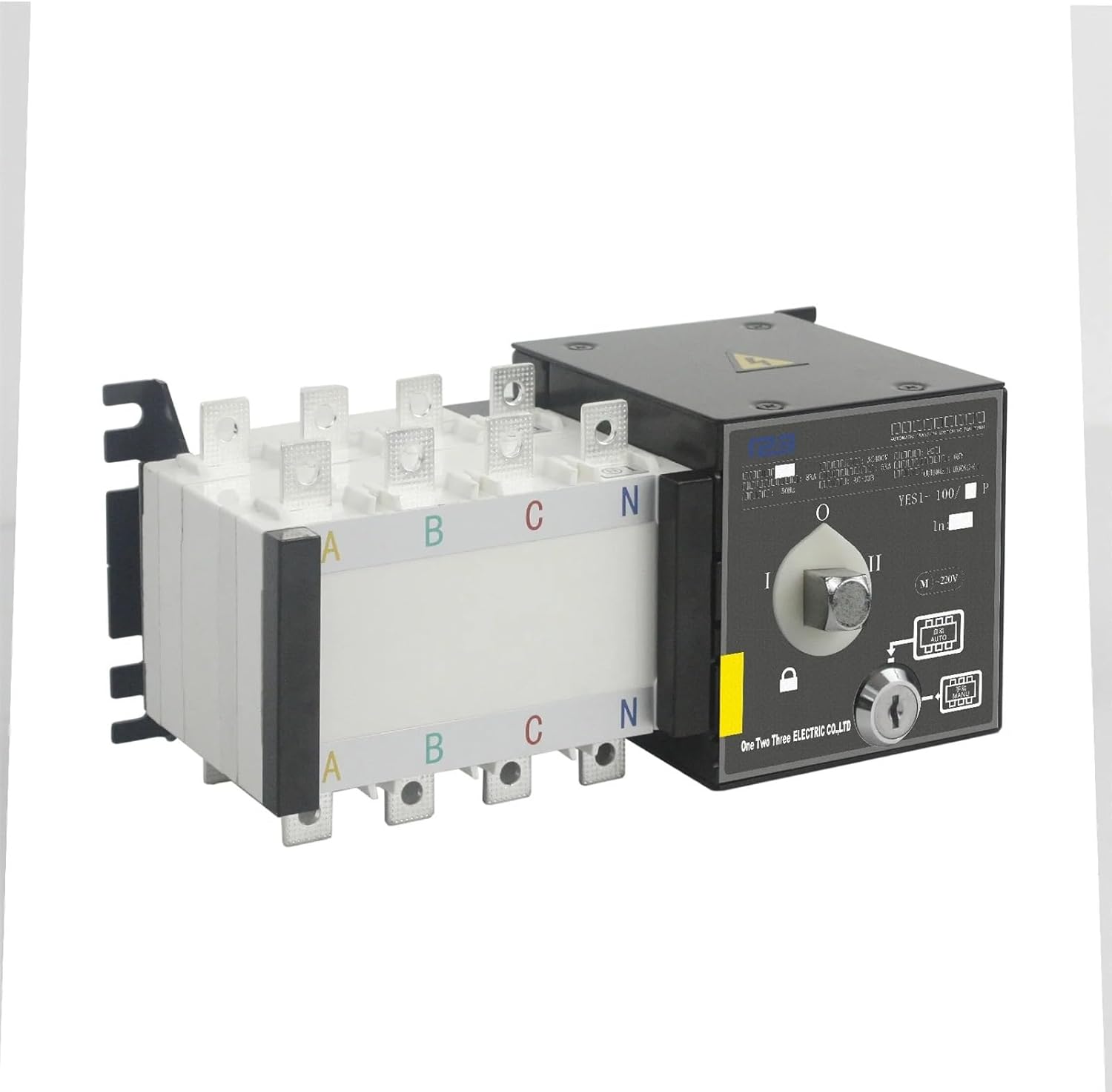 ATS Dual Power Supply PC-Klasse Automatischer Umschalter kundenspezifisch for den Außenbereich und Generator 16A-3200A AC400V YES1-GA-Serie