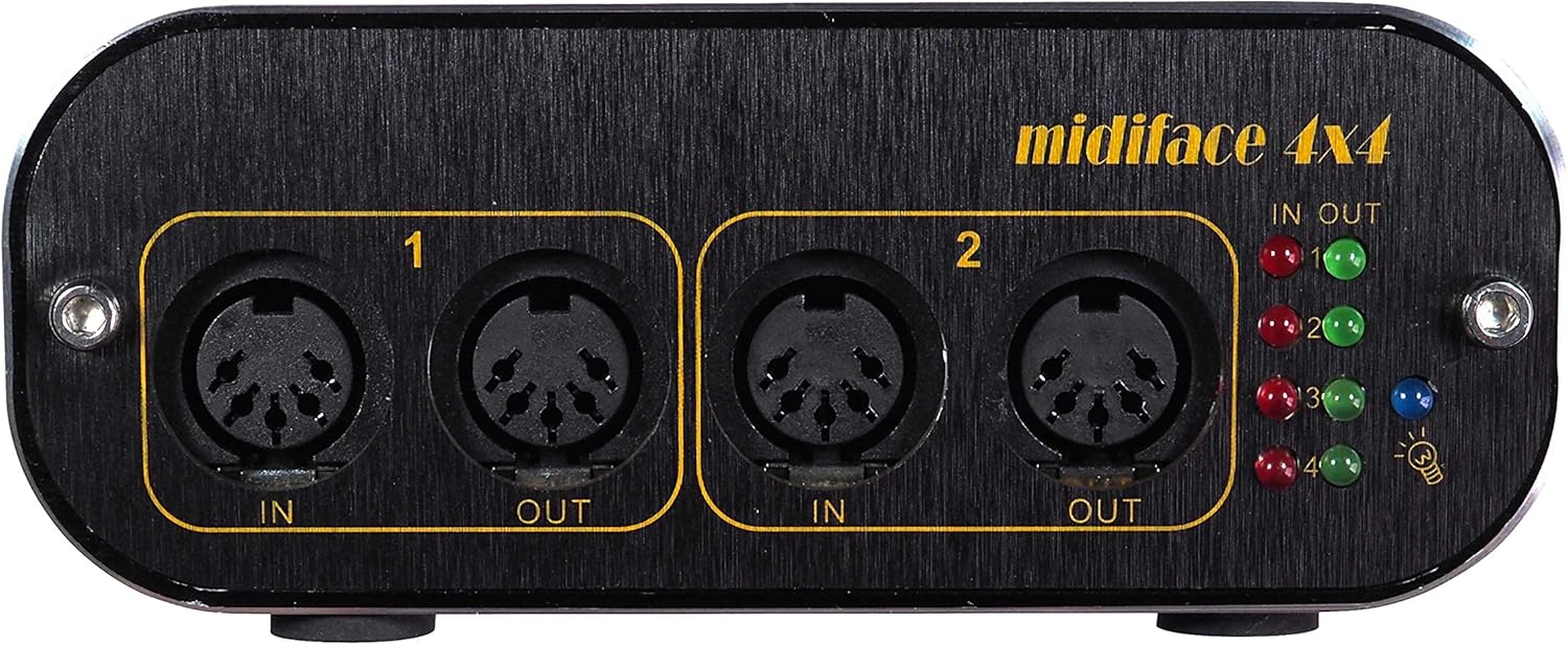 MIDITECH MIDIFACE4x4 4 Input 4 Output MIDI Interface