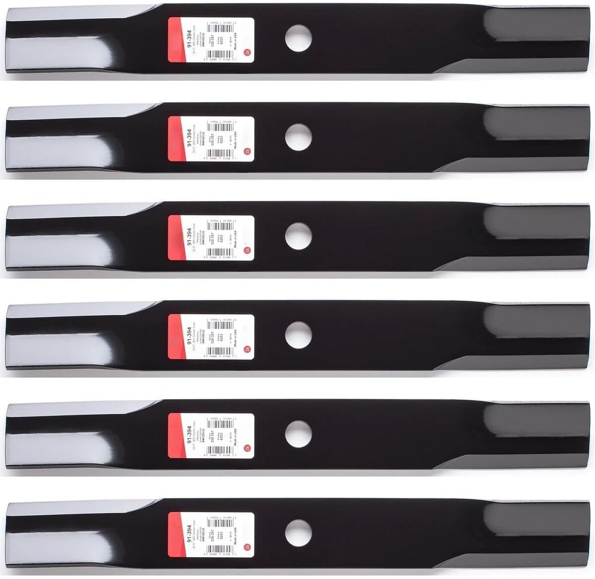 6PK 791-394 Lawn Mower Blade Replacement for John Deere 60