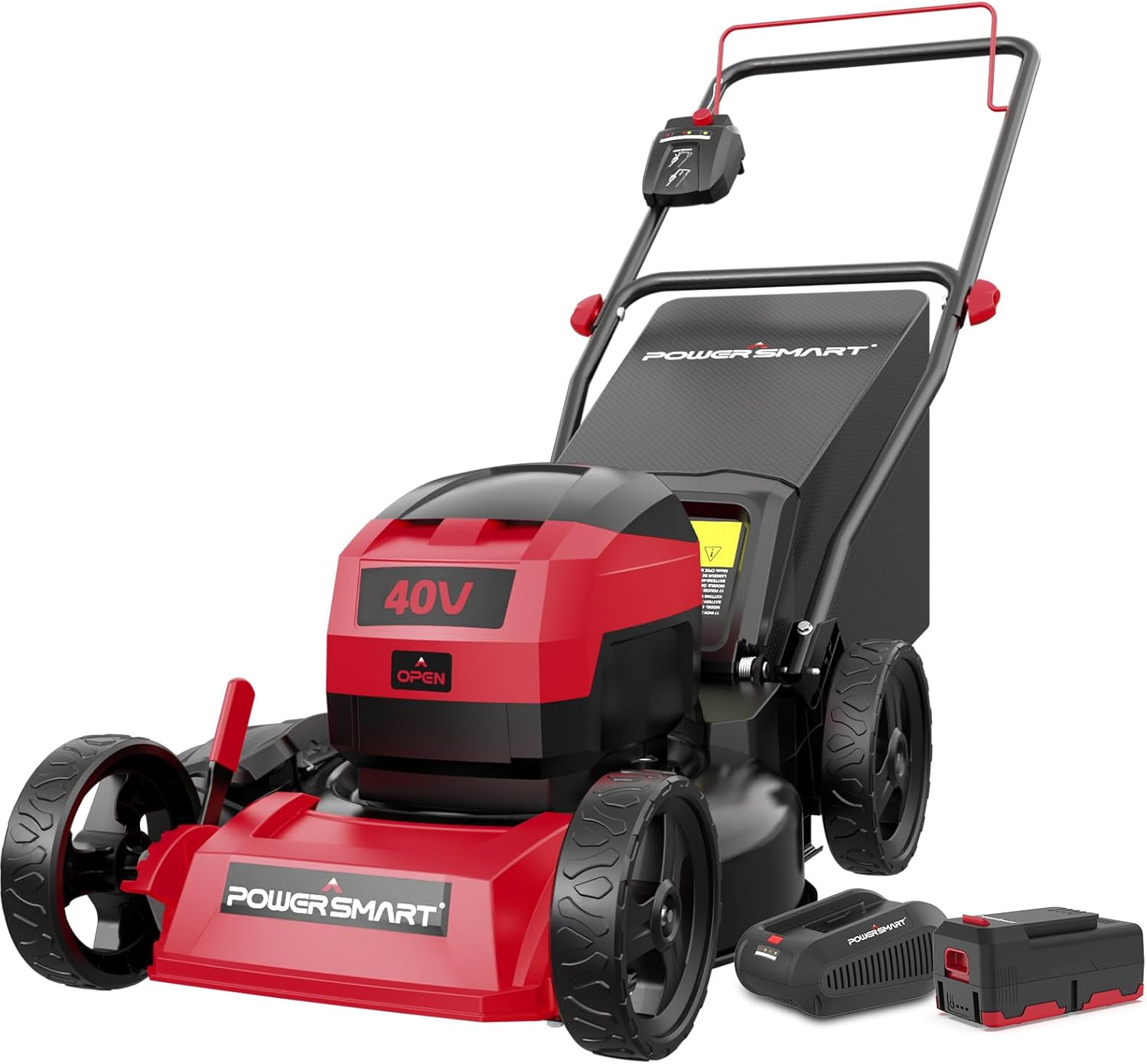 40V 17 inch Cordless Brushless El DB2317ectric Push Lawn Mower W 4.0Ah Battery and Charger