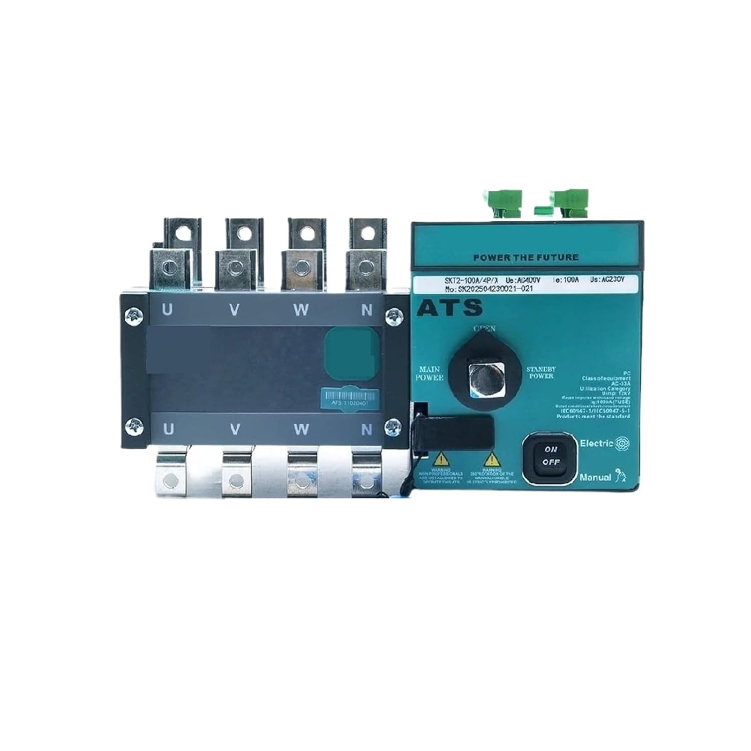 630A 400A 4P ATS Genset Dual Power Automatic Transfer Switch for Generator Parts Control Module(630A 4P)
