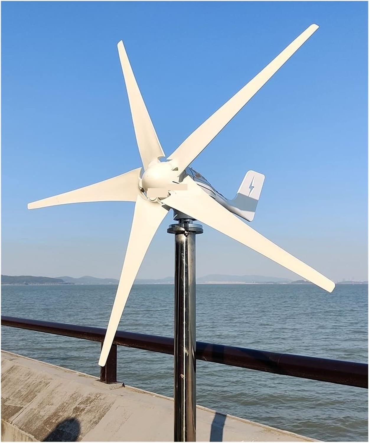 Wind Turbine Generator Kit, 1000W Wind Turbine Generator 12V 24V 48V Windmill Alternative Energy Generator Free Energy Windmill With MPPT Controller for Hybrid Solar Wind System(Wind controller,48V)