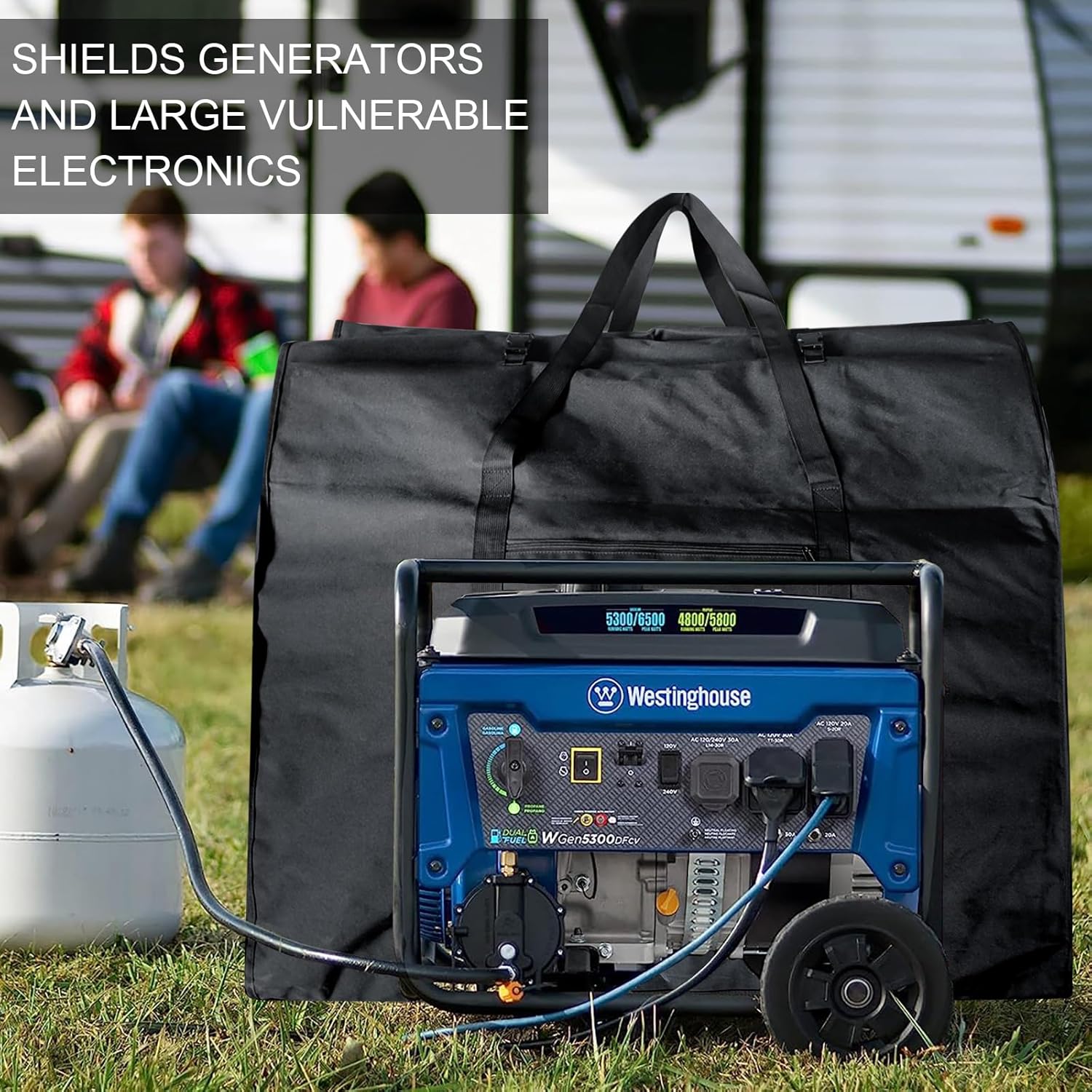 JXE JXO Faraday Bags for Generators and Large Electronics, Extra-Large Military-Grade Faraday Bag for Digital Forensics, Protect Electronics from Damage, Privacy Security, Anti-Hacking, Anti-Spying