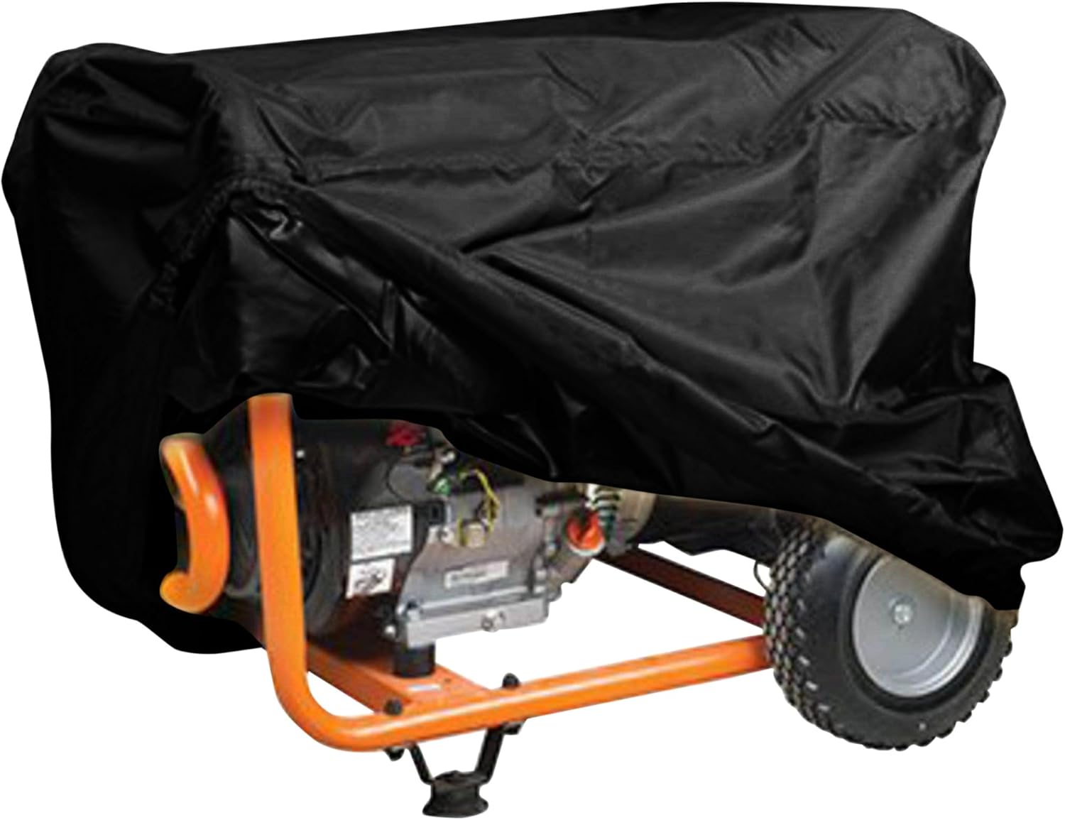 Covermates Generator Cover - Heavy-Duty Polyester, Weather Resistant, Drawcord Hem, AC & Equipment, 28W x 38D x 32H, Ripstop Black