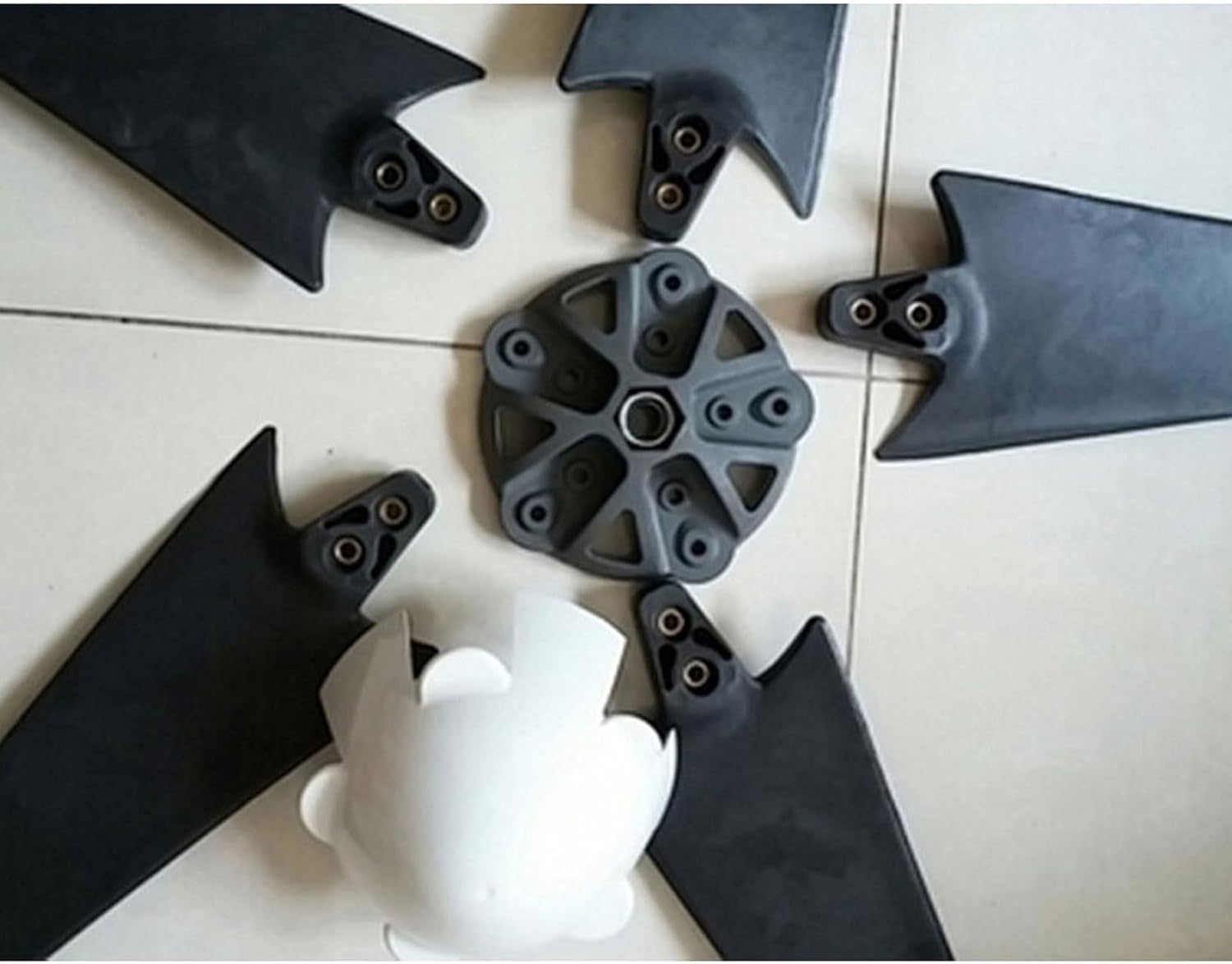 2000W 5 Blade Windmill Horizontal Axis Wind Turbine， with MPPT Charge Controller Wind Turbine Kit Power Generation Home Windmill Three-Phase AC Permanent Magnet Generator (24.0, Volts)