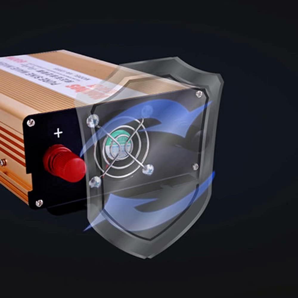 1200W Household sine Wave Inverter Power Converter Electric Vehicle Solar Inverte (1200w 24v to 110V) (1200w 60Vto110V)