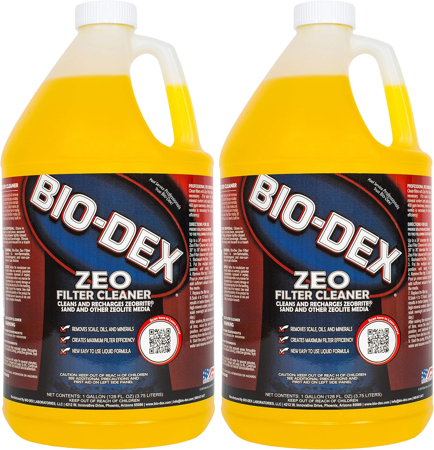 Bio-Dex Zeo Filter Cleaner (1 gal) (2 Pack)