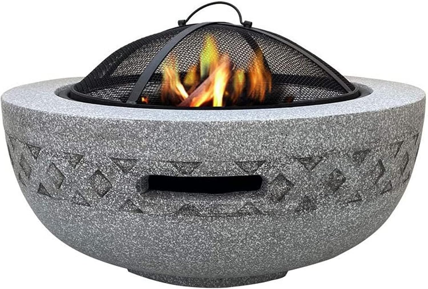 Garden Fire Pit Outdoor Party BBQ Fire Pit Barbecue Grill,Grill Shelf, Fire Bowl for Material Grill Camping Bowl BBQ Grill Barbecue Rack