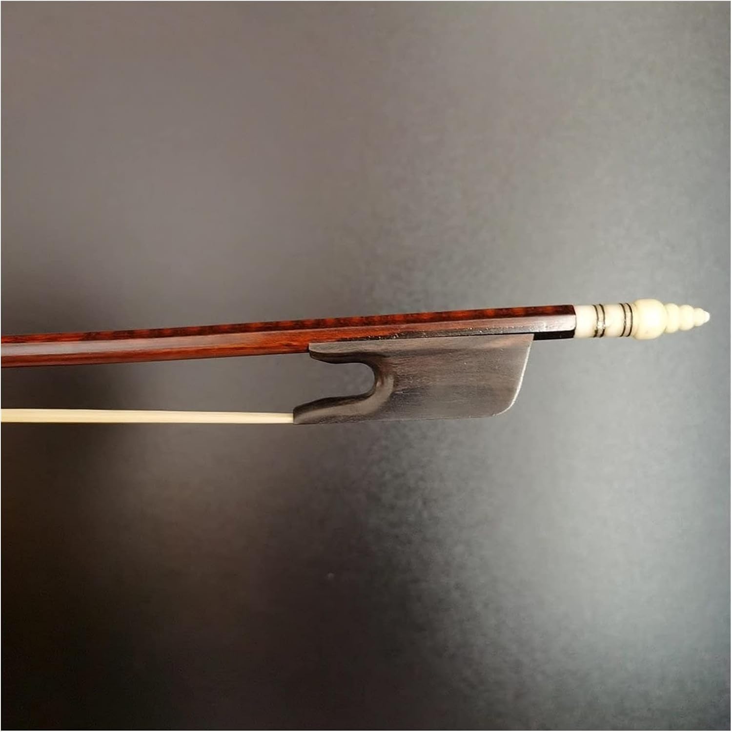TSTS 4/4 Size Bass Bow Snakewood Stick Ebony Blank Frog Baroque Style Nickel Silver Parts Full Size Violin Bow