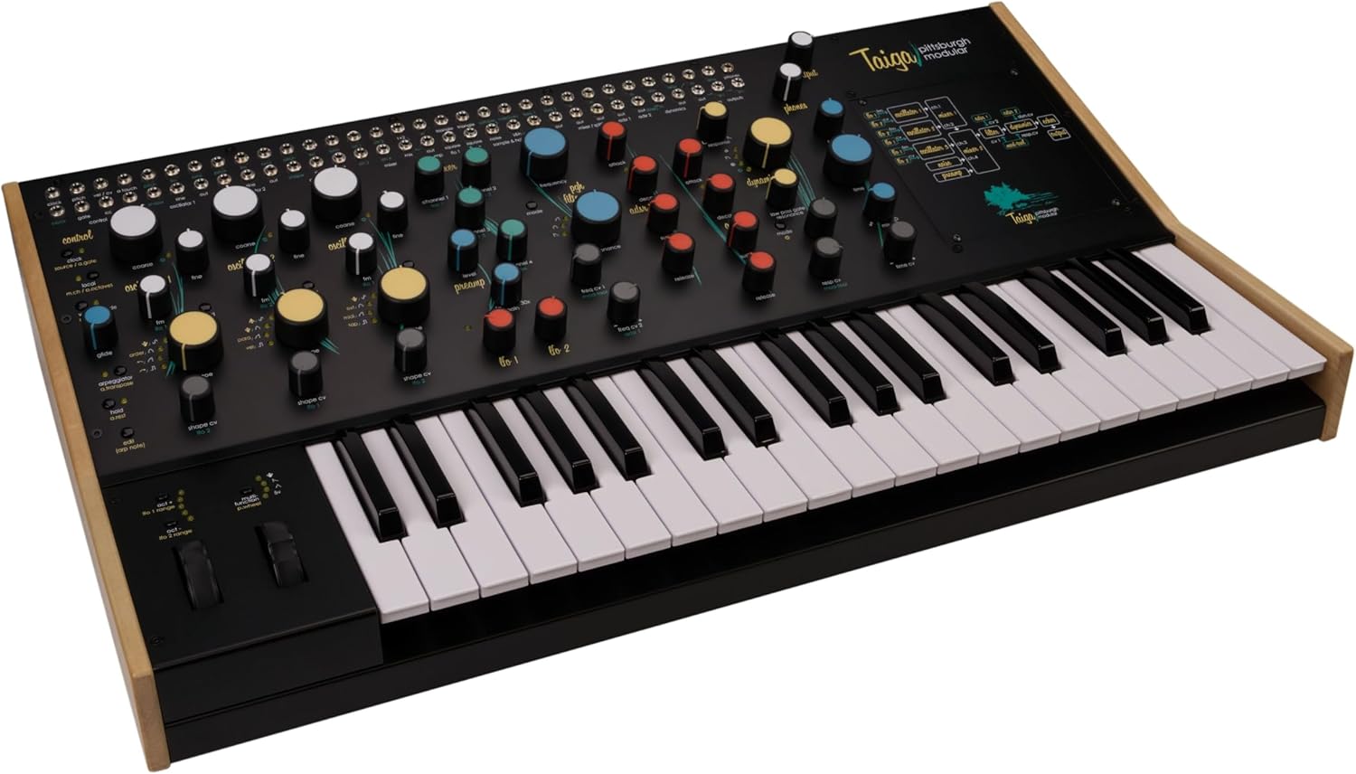 Pittsburgh Modular Taiga Keyboard Semi-modular Analog Synthesizer
