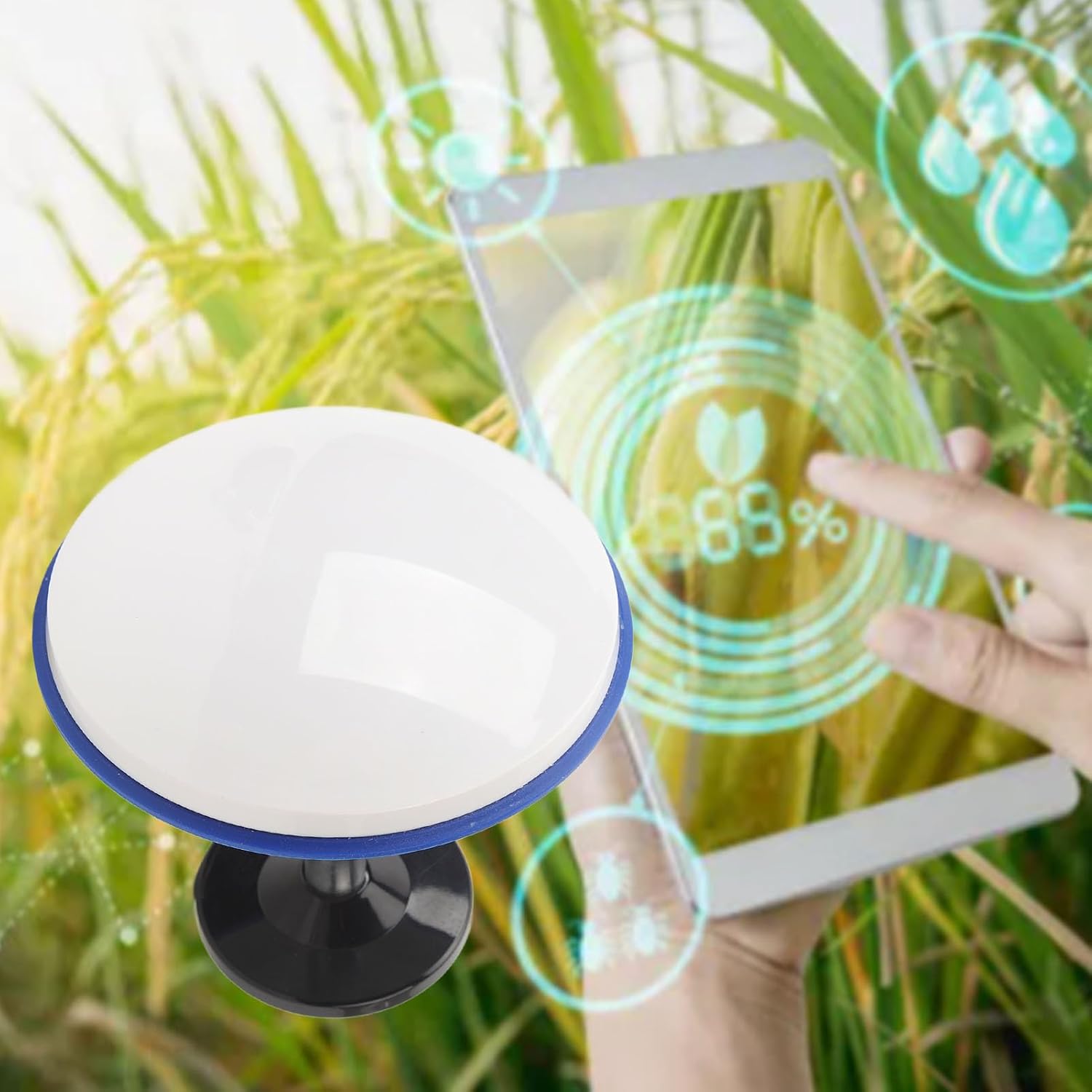 Receiver Antenna with Low Noise Amplifier, IP68 Grade, for Agriculture, Deformation, Navigation and Locating