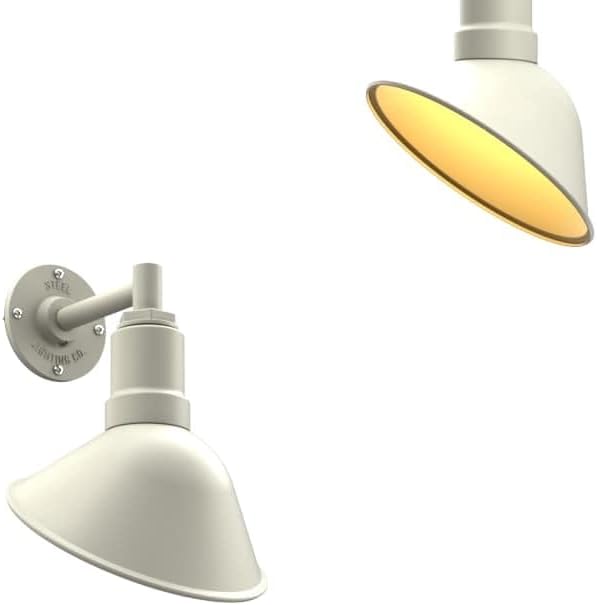 Steel Lighting Co. Venice Store Sign Light | for Outdoor Restaurant Accent Wall | 9 inch Dome | 6