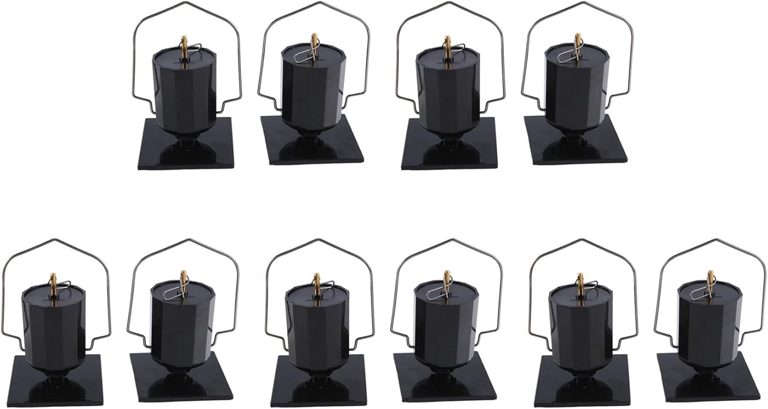 Solar Hanging Display Motor Rotating Small Motor Solar Wind Spinner Motor Multi-Purposes Rotatable Hook 10Pcs