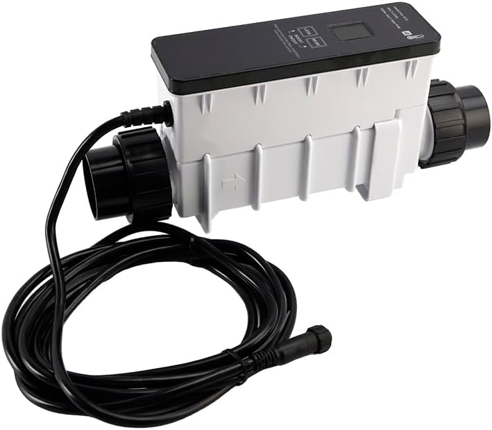 Topteng IC20 EC-520554 Replacement Salt Cell Chlorine Generator for Pentair for IntelliChlor IC20 Salt Cell Systems 20K Gallon Pool, 15 ft Cable