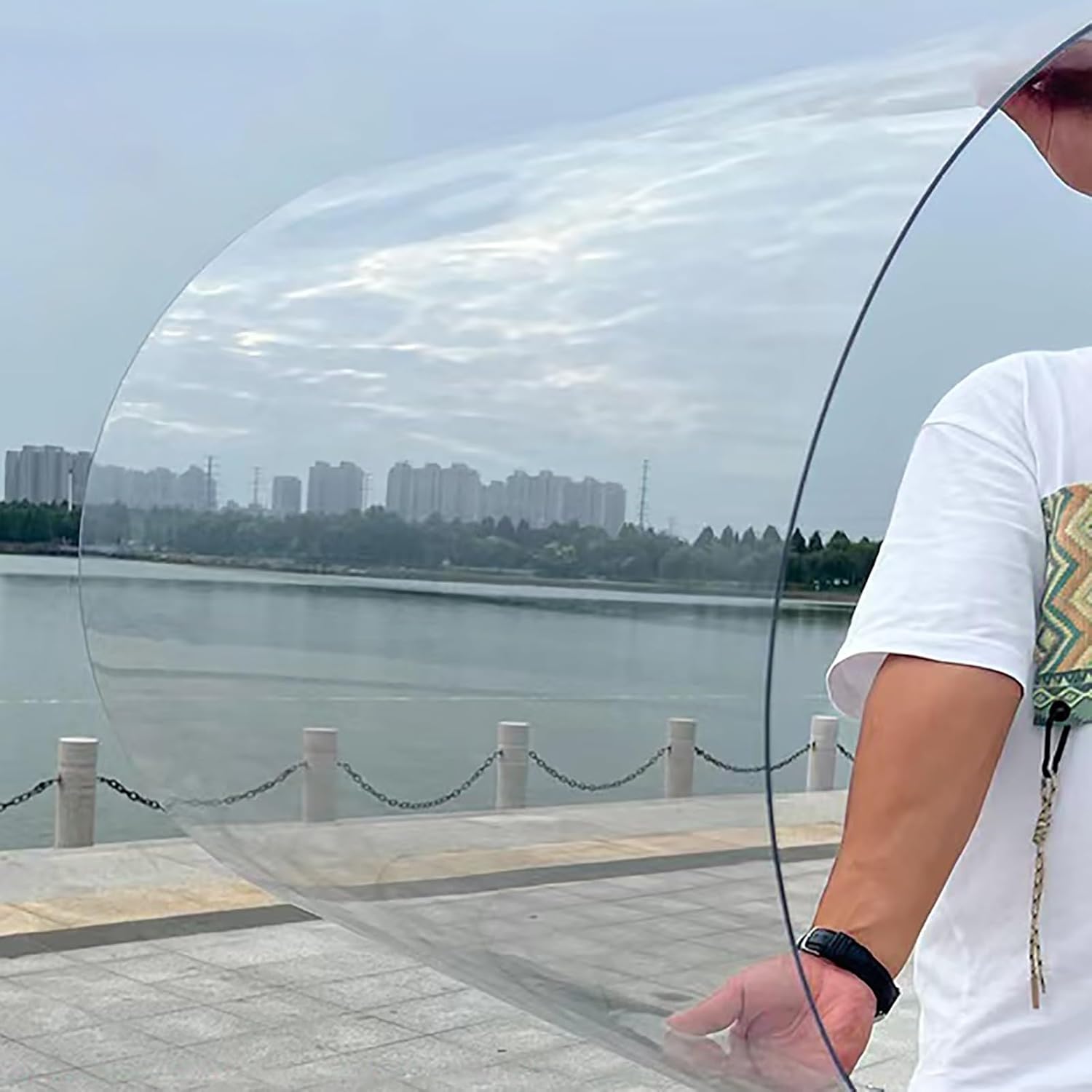 2mm polycarbonate roofing sheet outdoor clear,Clear Greenhouse Panels, Greenhouse Daylighting Panels,Polycarbonate Roofing Sheet, Garden Roof Panels,UV Protection Rainproof Outdoor Awning Covers(5.1 x