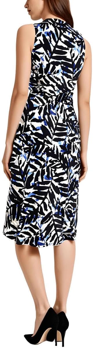 Anne Klein Womens Jenna Drawstring Dress
