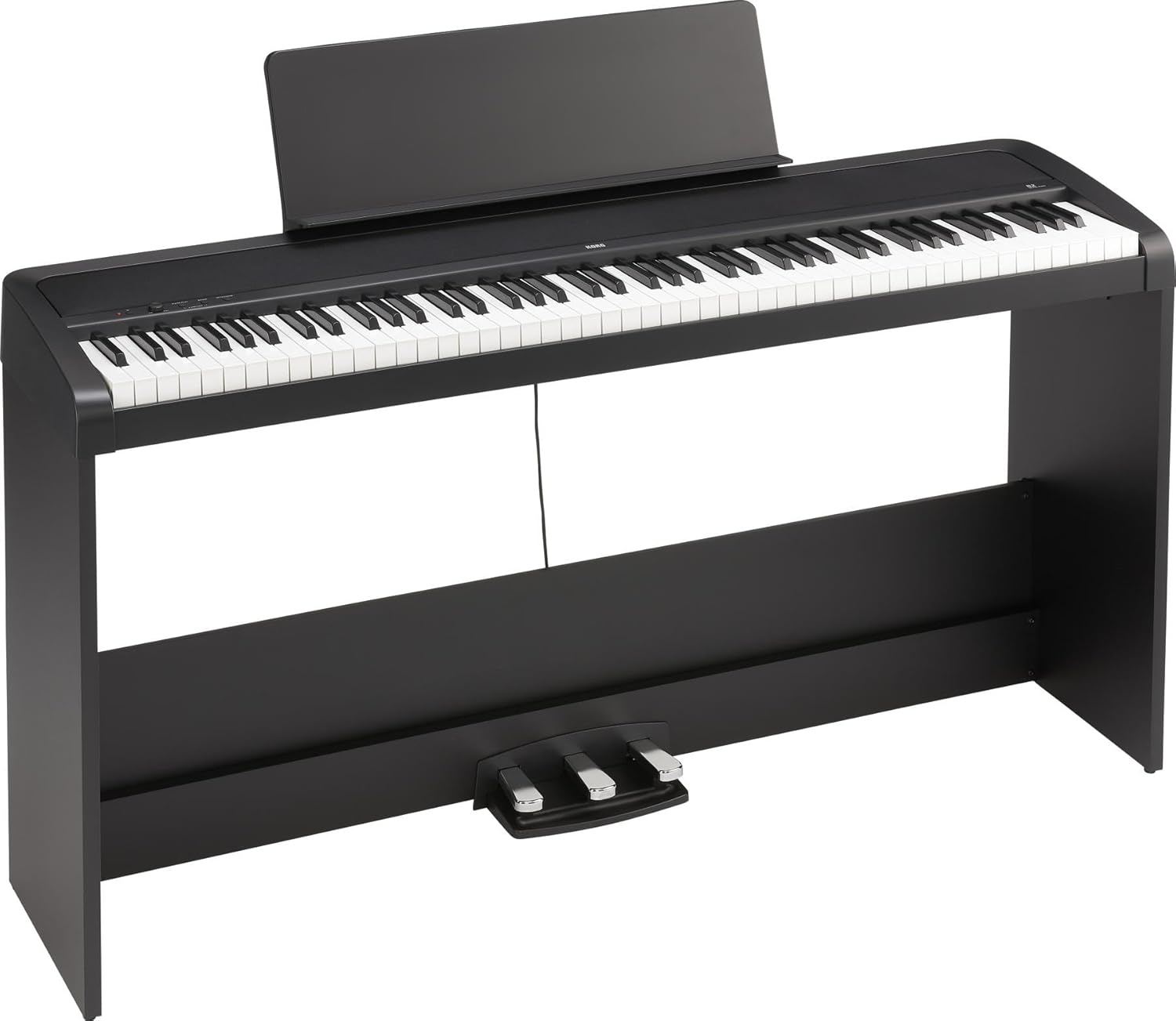Korg B2 88-Key Digital Piano w/stand; Audio/MIDI USB; Software Included - Black