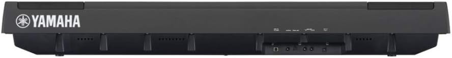 YAMAHA P125 88-Key Weighted Action Digital Piano with Power Supply and Sustain Pedal, Black