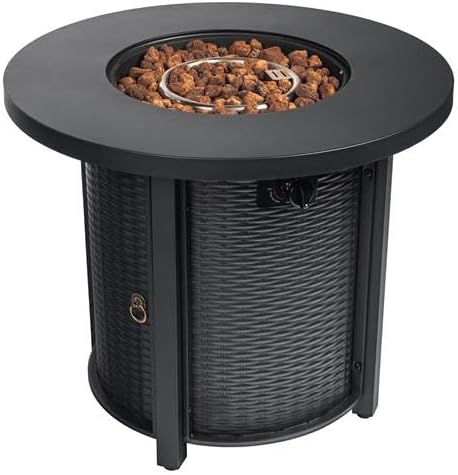 30inch Propane Round Fire Table 40000BTU Propane Fire Pit Table