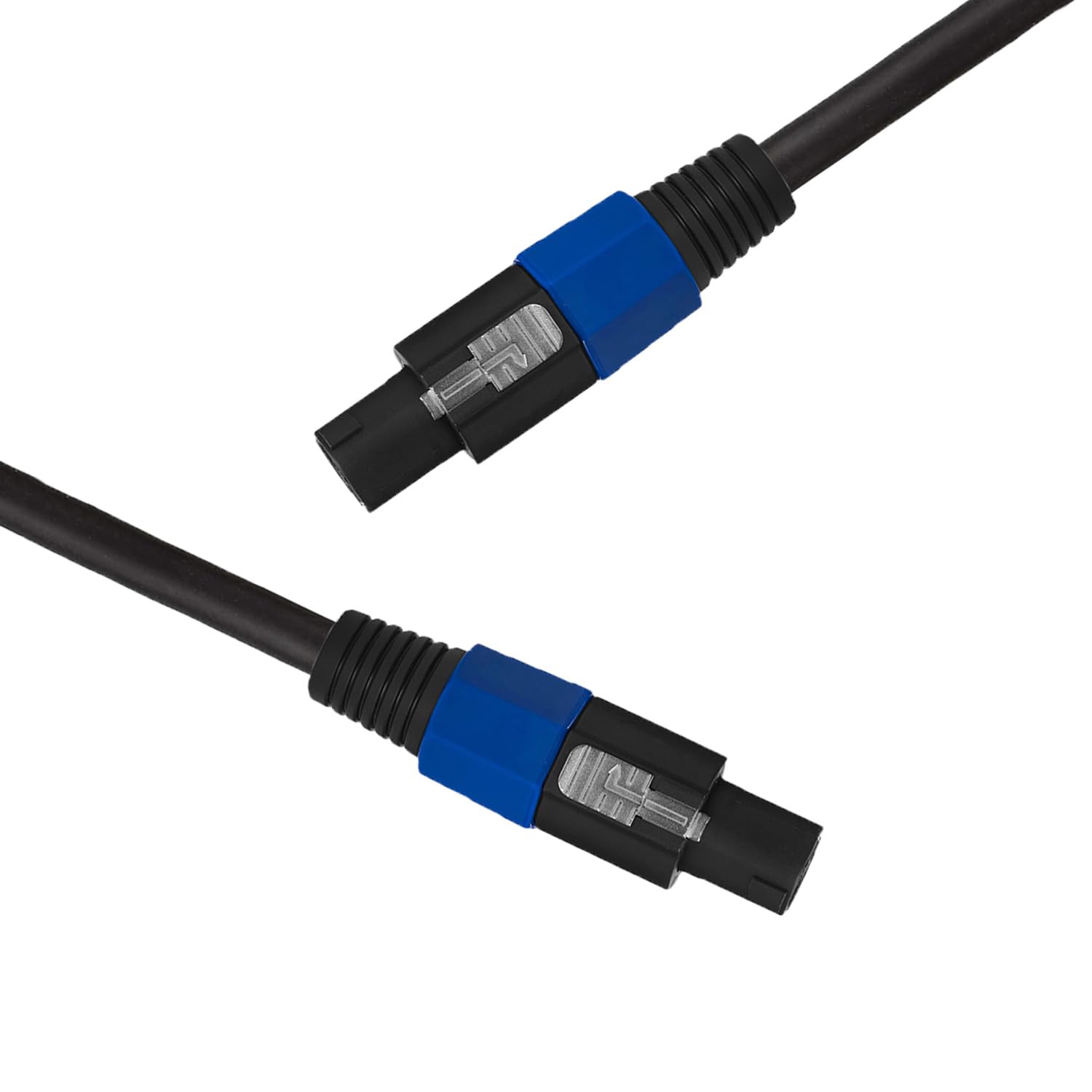 Professional 12 Gauge 75 Feet Speakon to Speakon Cables - 12AWG 75ft DJ/PA SpeakON Cords AMP Audio Wires - 2 Pack