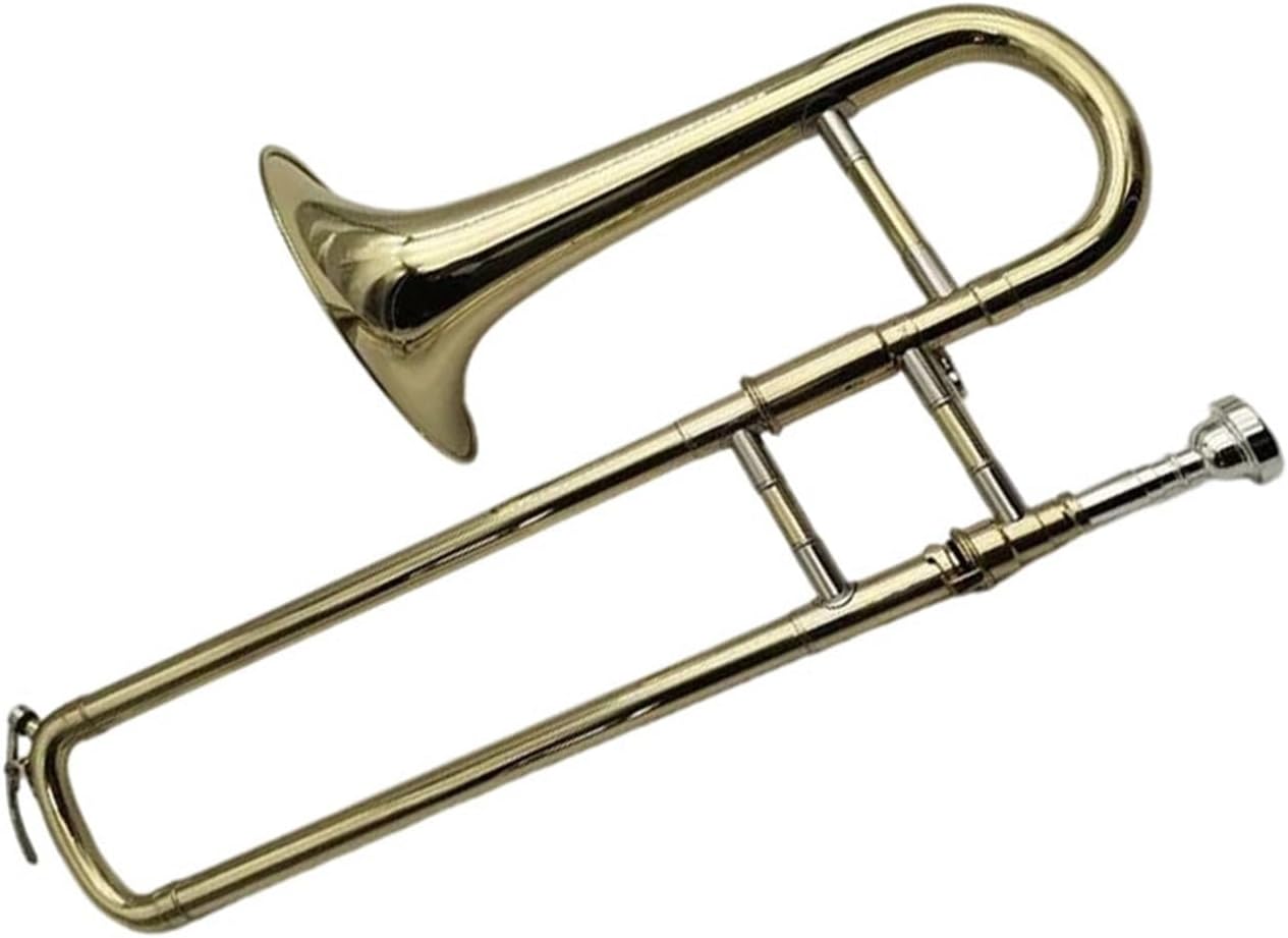 Adult Trombone Instrument B Major Trombone Brass Plated With Box Gloves Instrument