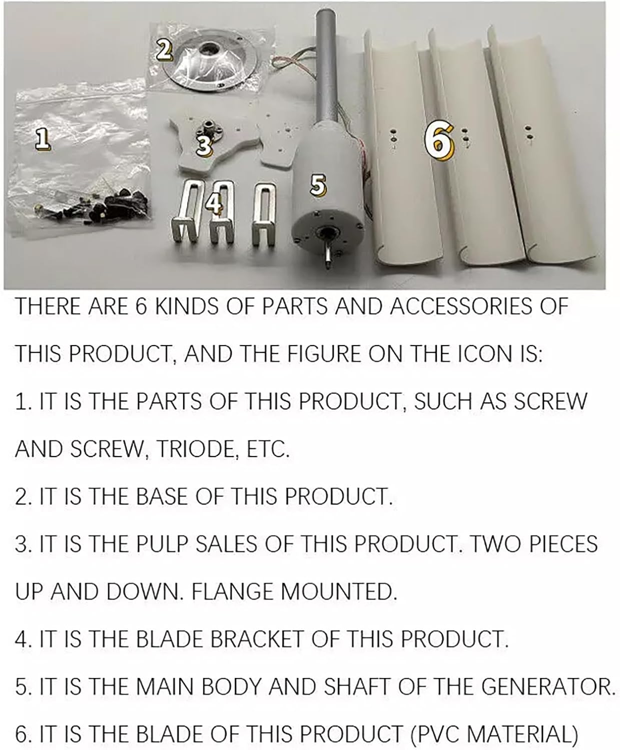 30W Permanent Magnet Windmill Micro Wind Turbine Brushless Three-Phase DIY Model