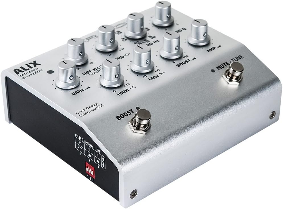Grace Design ALiX Acoustic Instrument Preamp EQ DI Boost Pedal