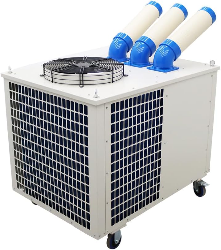 29800Btu/h Industrial Air Conditioner Spot Cooler Portable Commercial Mobile Spot AC 3150W 220V Three Column