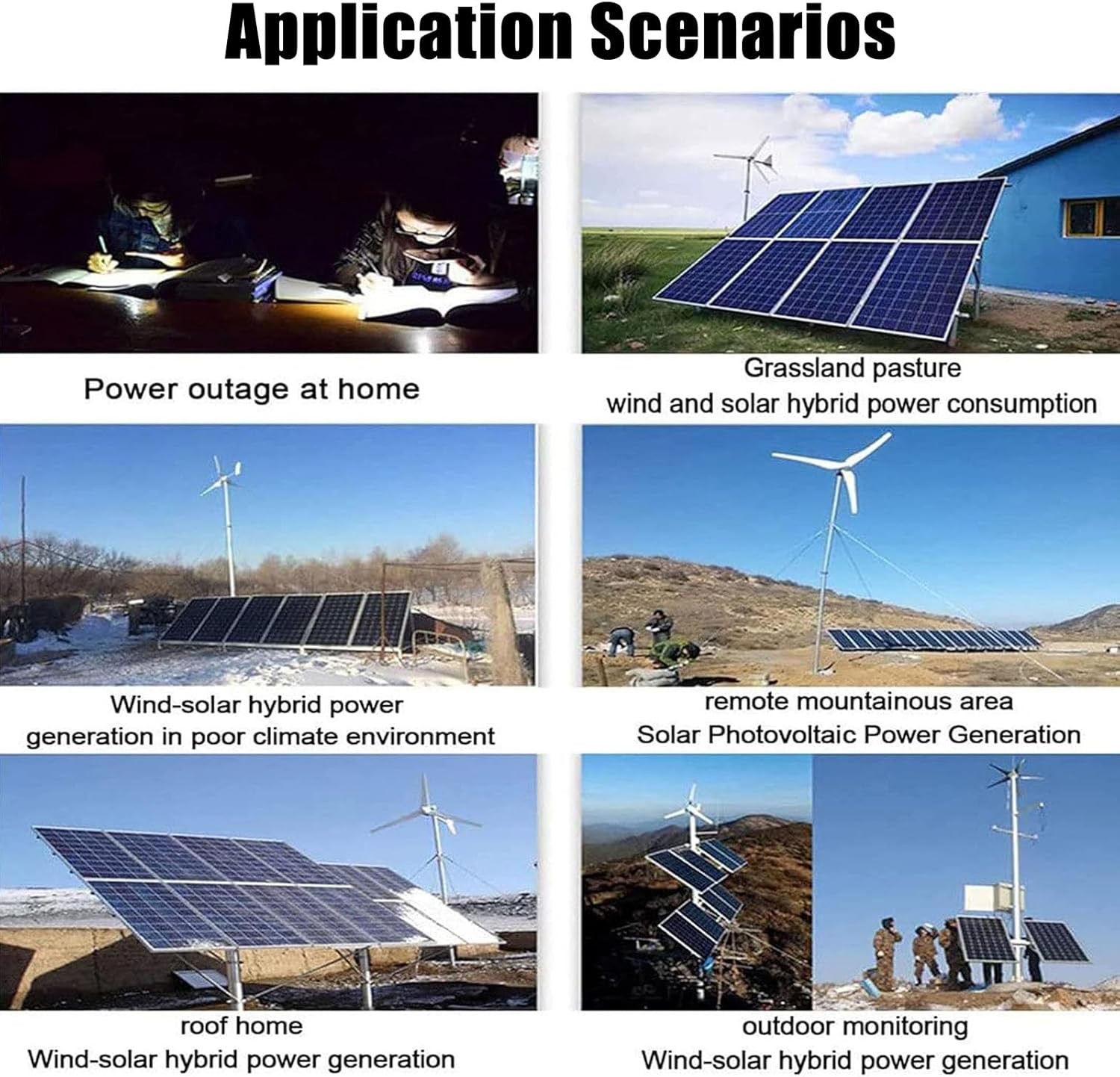 Wind Turbine Solar Hybrid Mppt Charge Boost Controller Wind Solars Hybrid Charge Controller,12v /24v /48v Solar Controller, with LCD Display and Load Resistance
