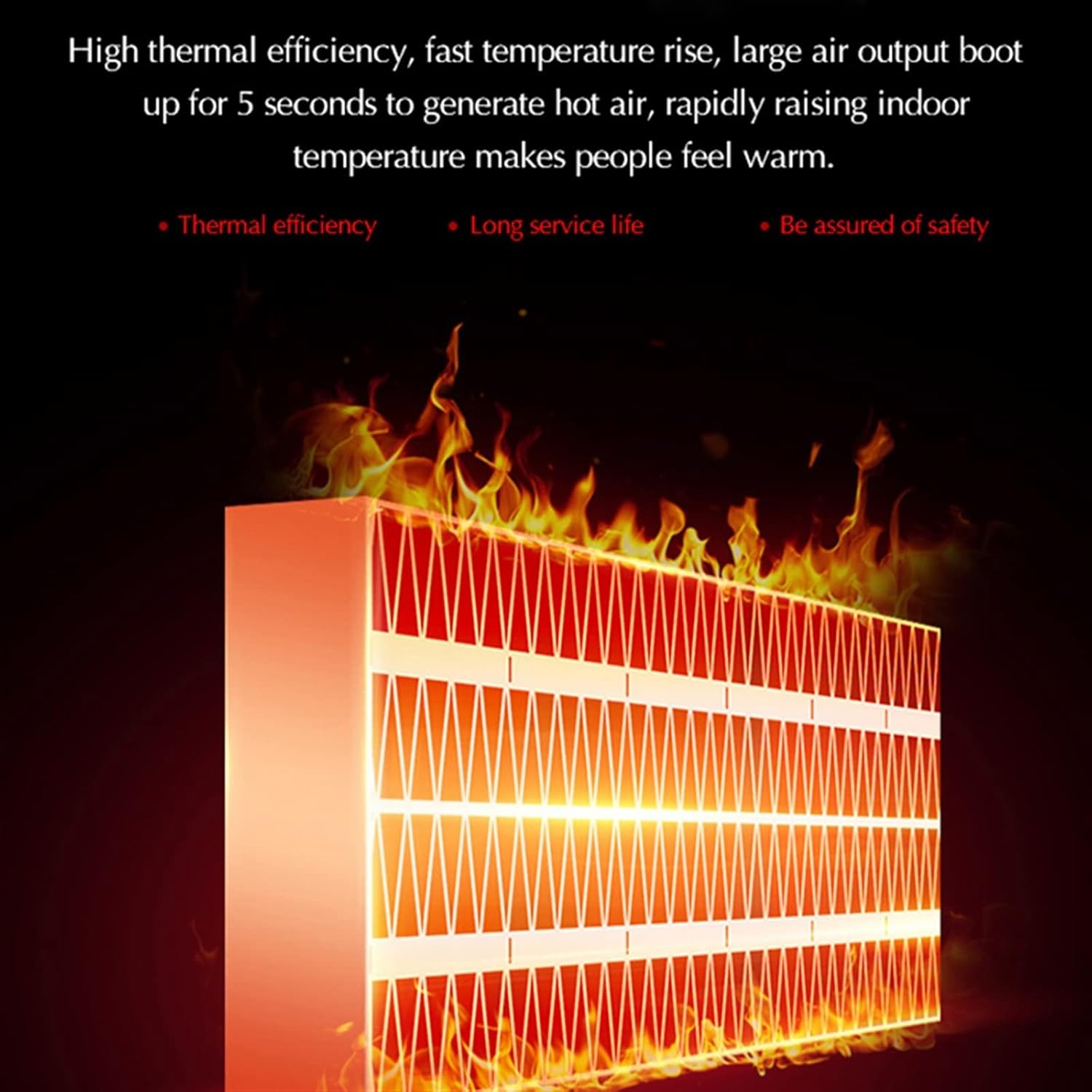 Air Conditioner Energy-saving Wall-mounted Air Conditioner Portable Heating Fan Home Timing Free Installation Remote Control Thermostat