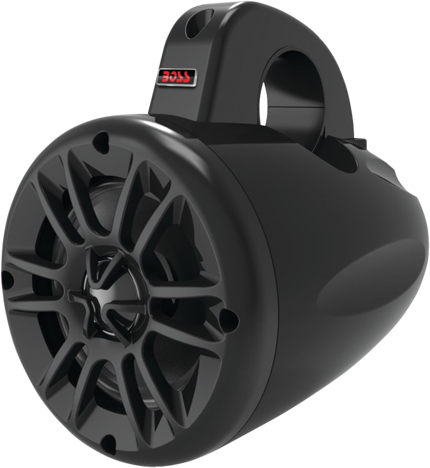 BOSS Audio Systems MRWT40 ATV UTV Marine Weatherproof Waketower System - 4 Inch Stereo Speakers, Full Range, 2 Way, Tweeters, IPX5 Rated, Sold in Pairs, Wake Tower For Boat