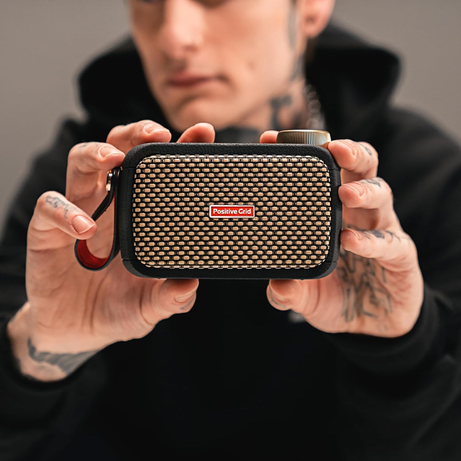 Positive Grid Spark GO + Spark Link Bundle – 5W Ultra-Portable Smart Guitar Amp & Bluetooth Speaker with Smart App for Electric Guitar, Acoustic or Bass