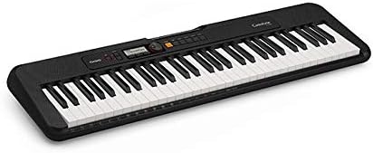 Casio Casiotone CT-S200 – 61-Key Portable Keyboard for Beginners | 400 Tones, 77 Rhythms, LCD Display, Dance Music Mode, USB-MIDI, Stereo Speakers | Includes Power Supply & Music Rest | Black