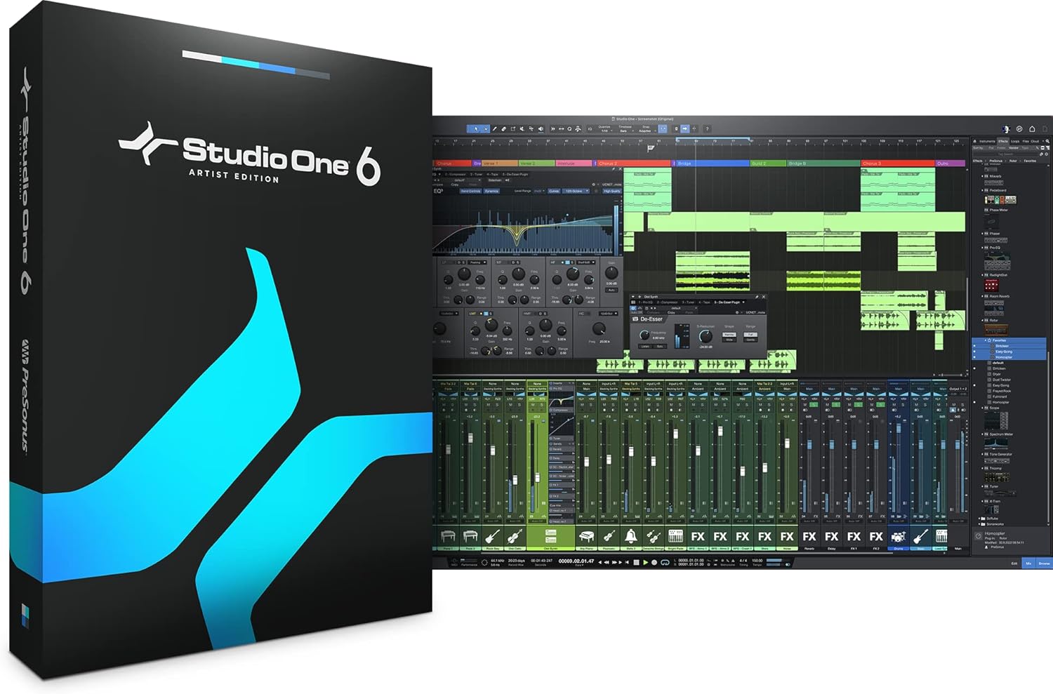 PreSonus FaderPort 8 DAW Controller with Studio One Pro Software
