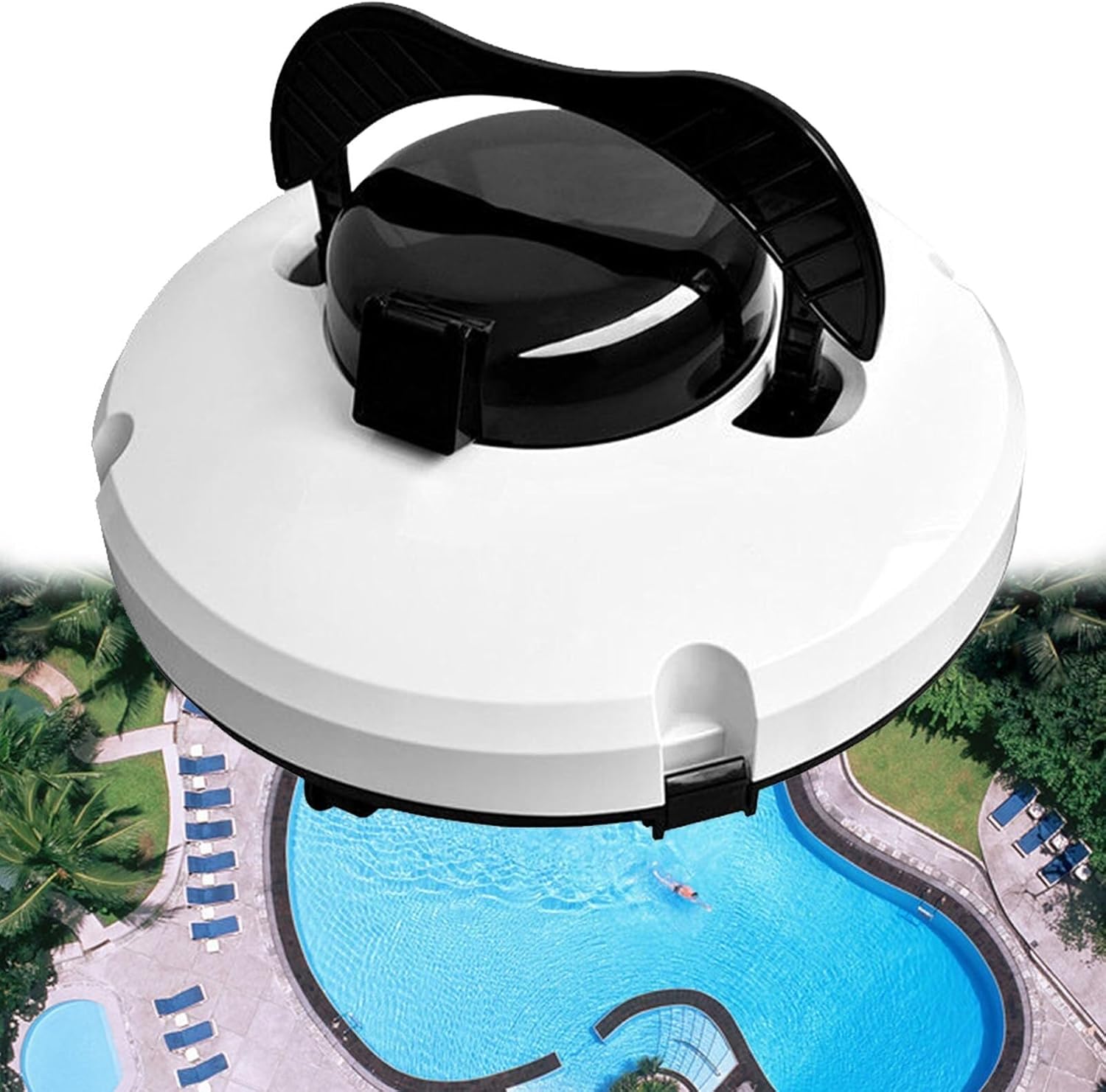 Pool Cleaner | Robot Cleaner | Rechargeable Cordless Automatic Pool Floor Vacuum Cleaner 120 Minute Run Time