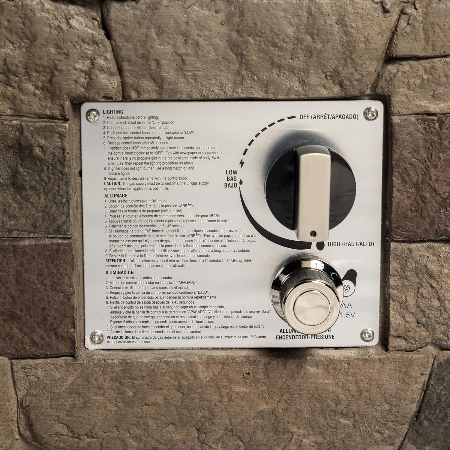 Fire Pit Series Stainless Steel Round (28 Inch Square)