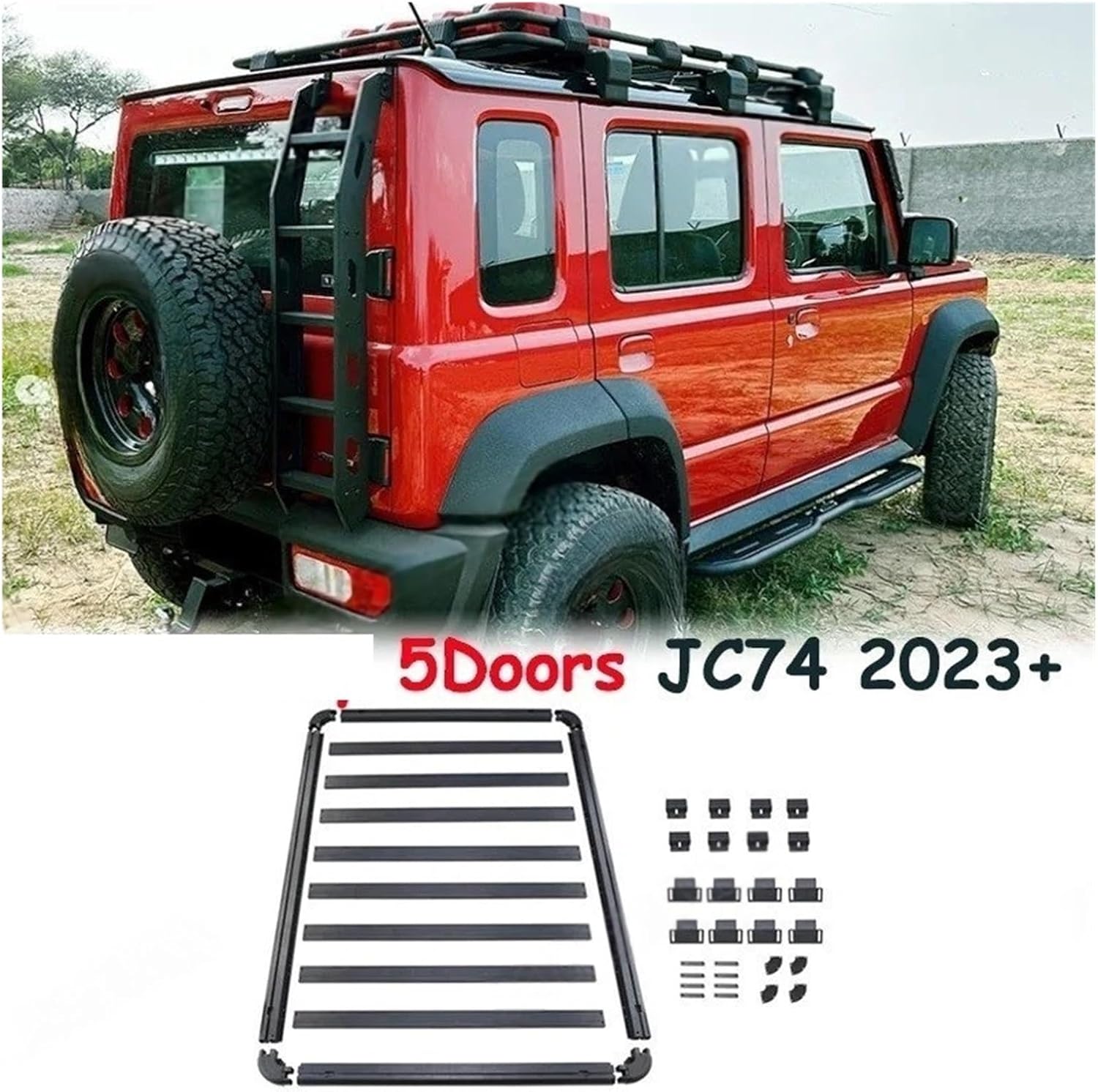 Roof Rack XL Jc74 Aluminium Flat Platform Flat Roof Rack Compatible for Suzuki Jimny XL Jc74 5 Doors Other Exterior Accessories