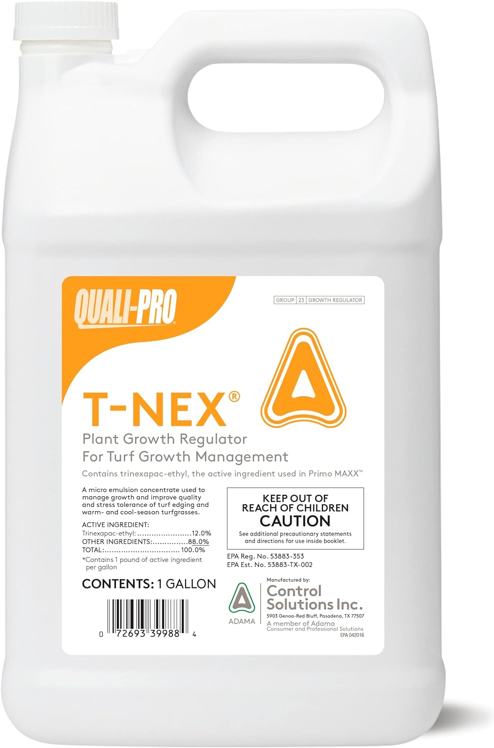 Quali-Pro T-Nex Plant Growth Regulator (Primo Maxx) 128oz, White (83013998)