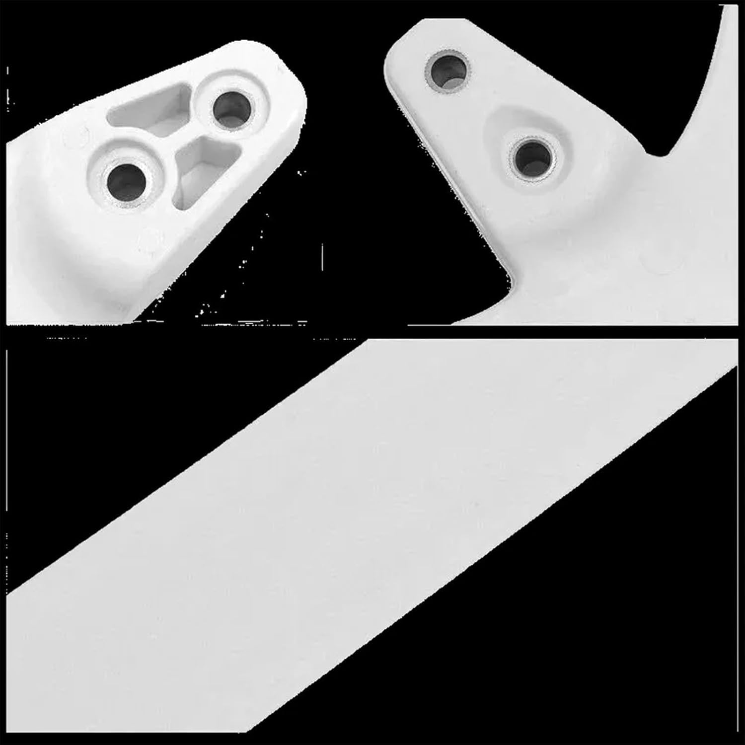 Wind Turbine Blades Kit Hub Hood Screws - 530/550/580/600/630/650/750/800mm Horizontal Axis White Replacement Blades For Wind Generator(750mm)