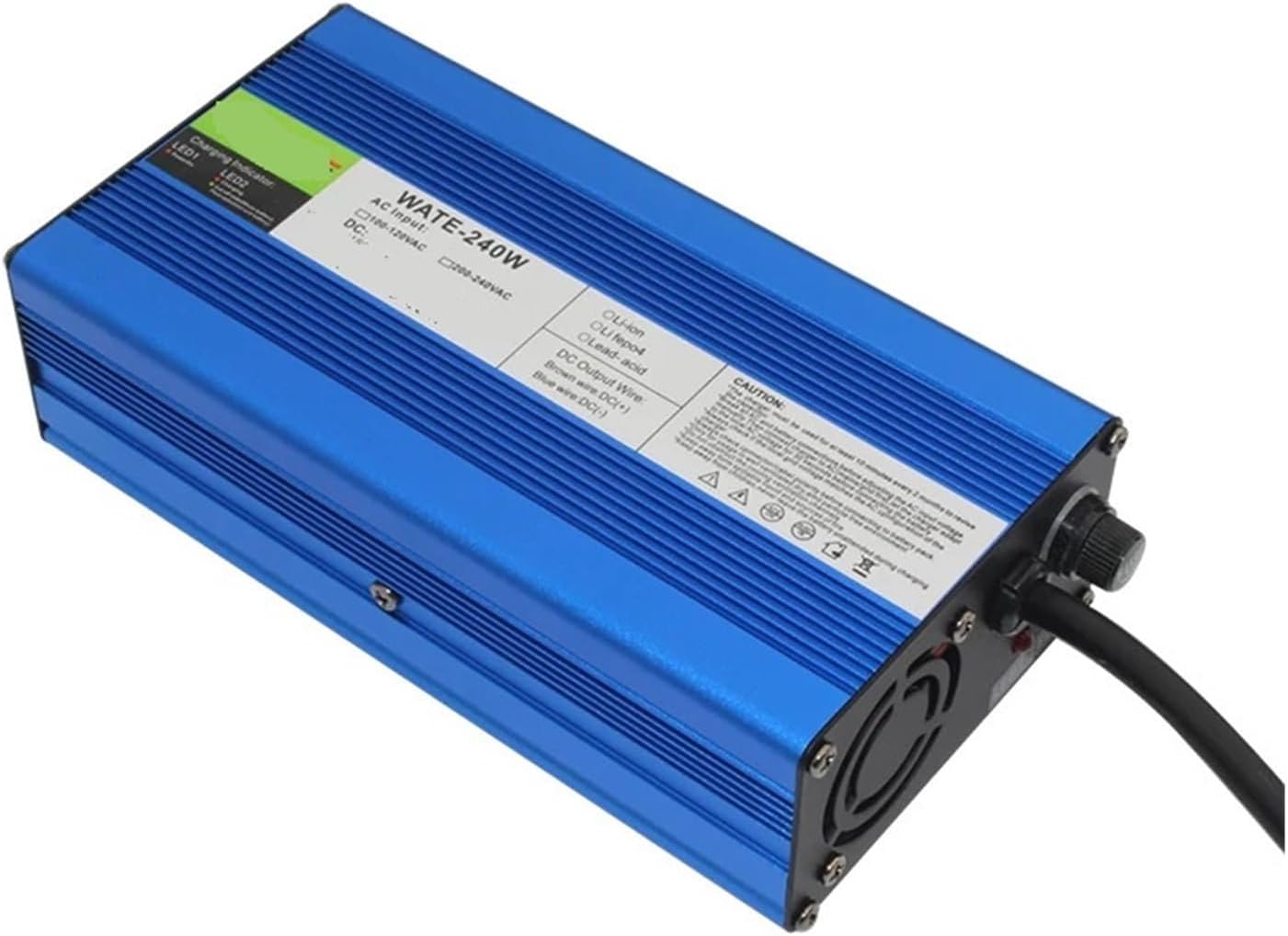 Charger Aluminum Lithium Ion Battery 84V 3A Lithium Battery Charger for 72V Battery Tool Power Supply for Refrigerators & TV Receivers(3P Plugs,U+S)