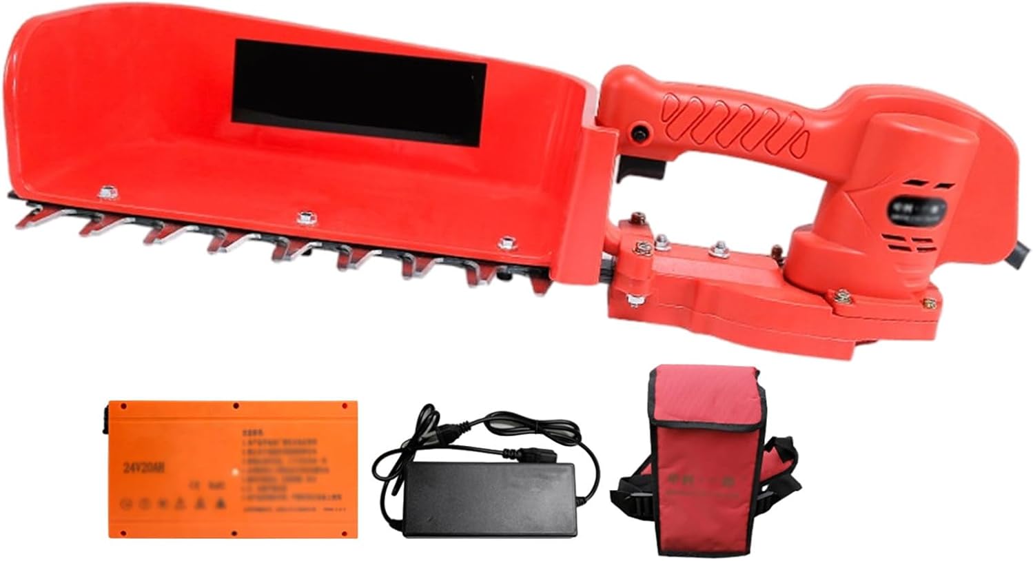 Reciprocating Saw 270mm Tea Picking Machine, Electric Mower Hedge Trimmer with Rechargeable Power Supply, Professional Cutting Tools for Gardener Or Farmer, Labor Saving 1.8/1.7A